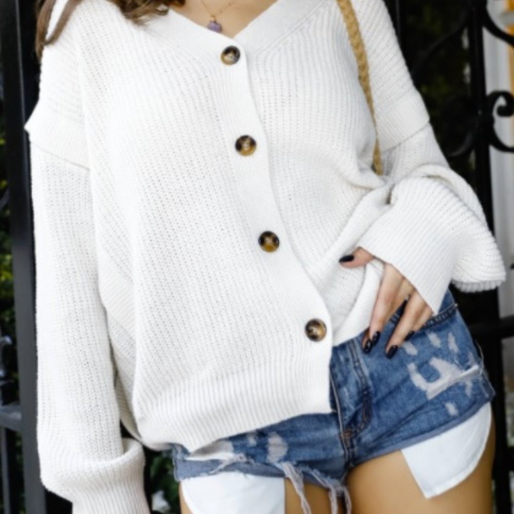 Oversized Knit Cardigan